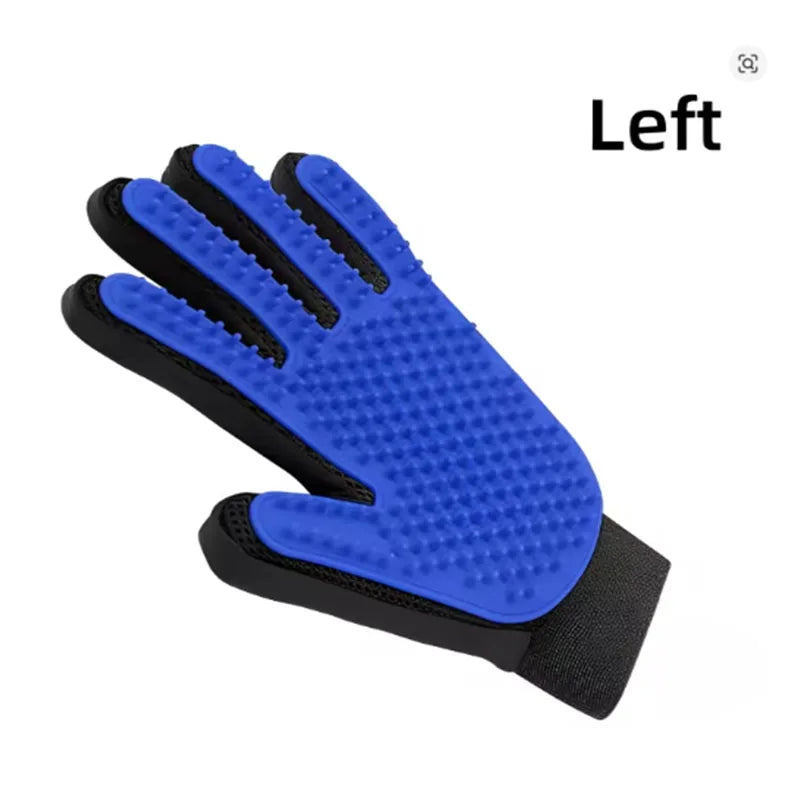 Silicone Grooming Glove for Dogs and Cats – Deshedding Massage Brush