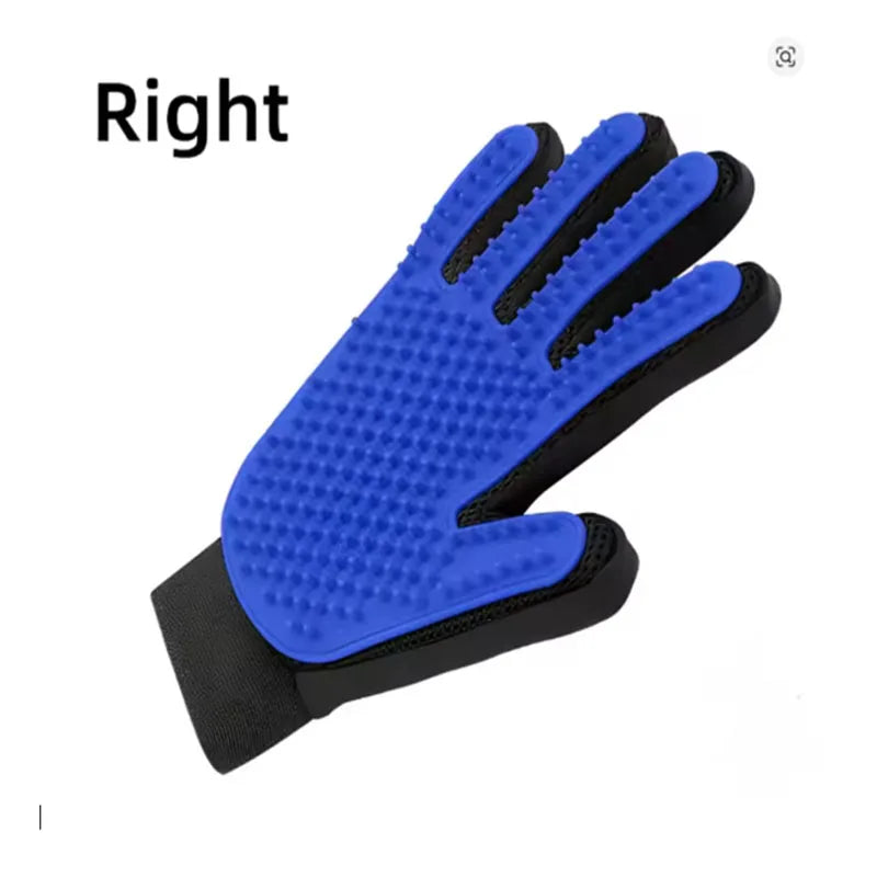 Silicone Grooming Glove for Dogs and Cats – Deshedding Massage Brush