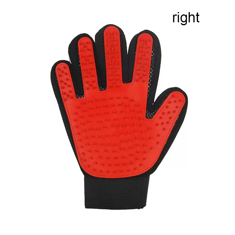 Silicone Grooming Glove for Dogs and Cats – Deshedding Massage Brush