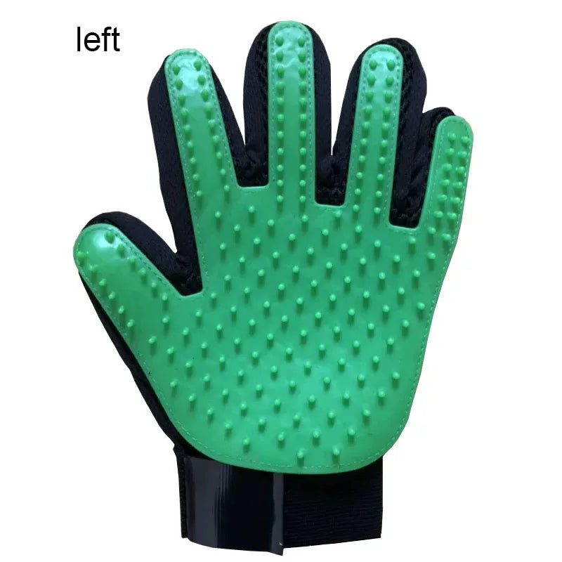Silicone Grooming Glove for Dogs and Cats – Deshedding Massage Brush
