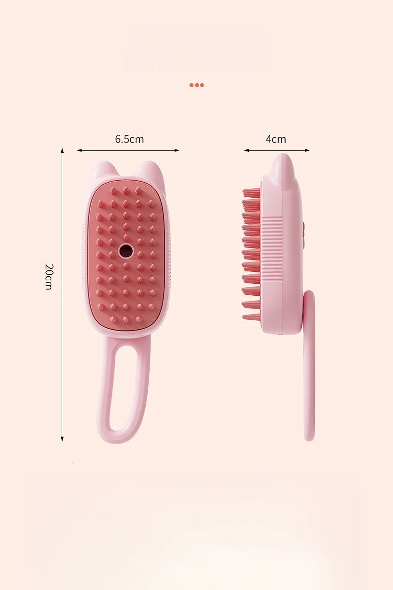 3-in-1 Steam Grooming Brush for Dogs and Cats – Maison Camille Pets
