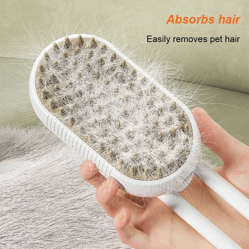 3-in-1 Steam Grooming Brush for Dogs and Cats – Maison Camille Pets