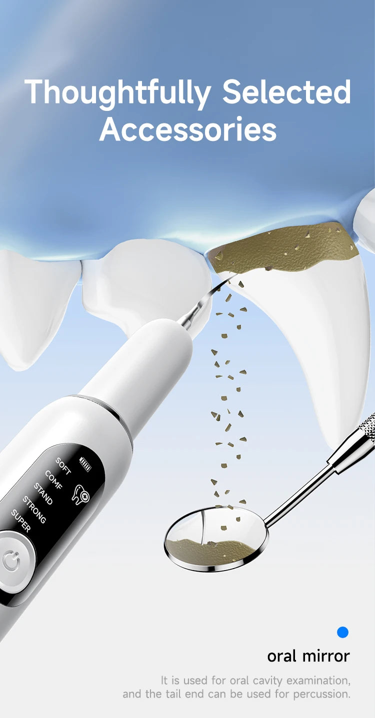 Ultrasonic Dental Scaler for Dogs and Cats – 5 Cleaning Modes, Pet Teeth Cleaning Kit