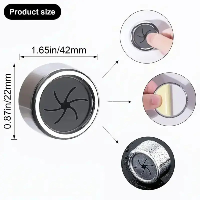 Lot de 3 Clips muraux sans perçage pour torchons et gants de cuisine – Lot de supports de rangement