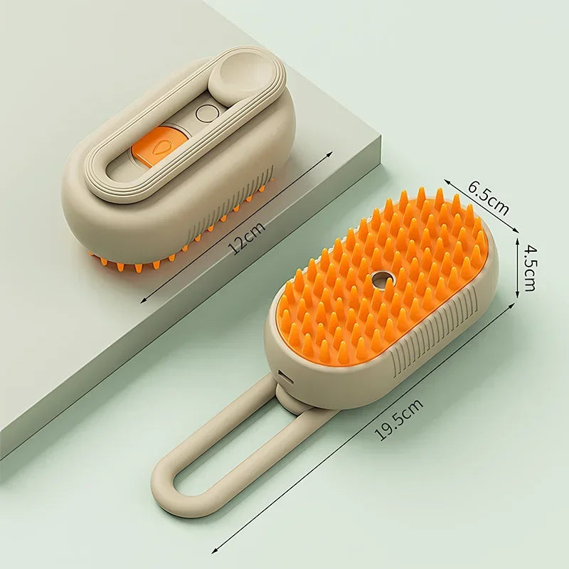 3-in-1 Steam Grooming Brush for Dogs and Cats – Maison Camille Pets