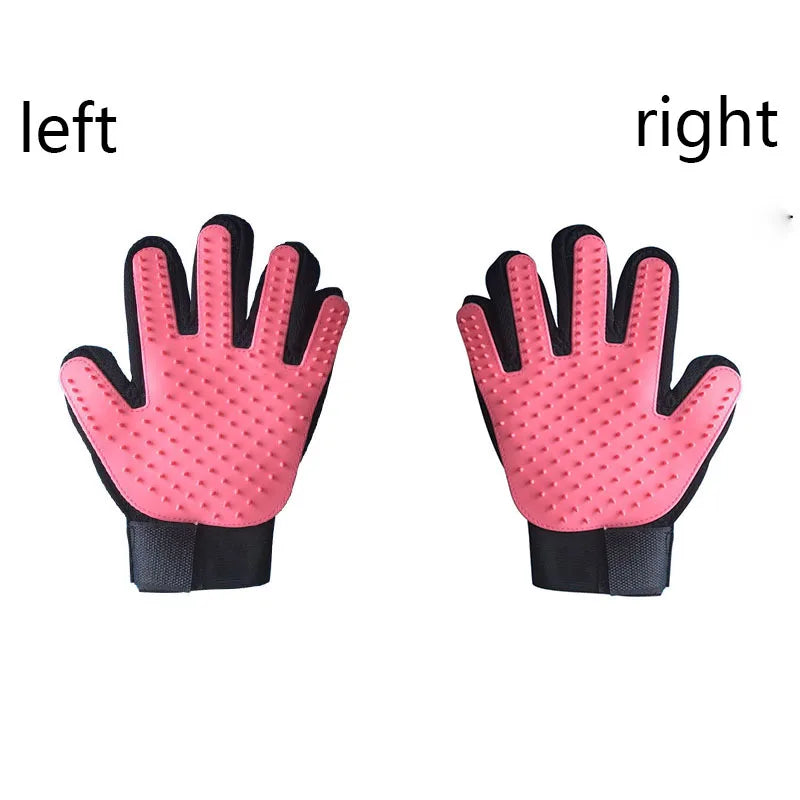 Silicone Grooming Glove for Dogs and Cats – Deshedding Massage Brush