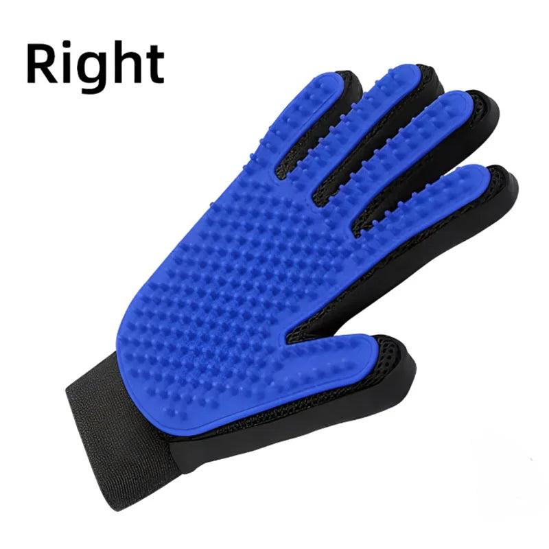 Silicone Grooming Glove for Dogs and Cats – Deshedding Massage Brush