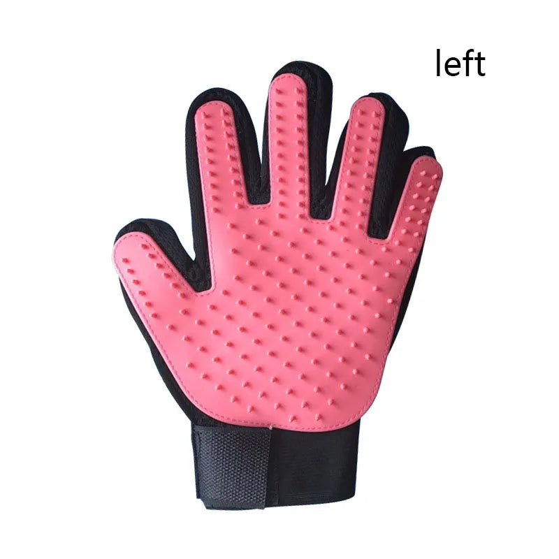 Silicone Grooming Glove for Dogs and Cats – Deshedding Massage Brush