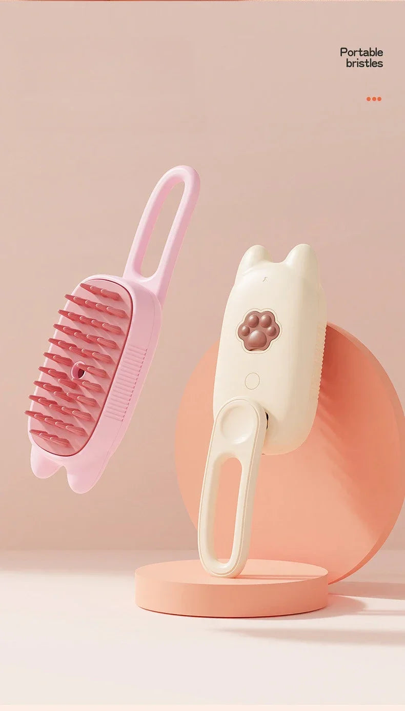 3-in-1 Steam Grooming Brush for Dogs and Cats – Maison Camille Pets