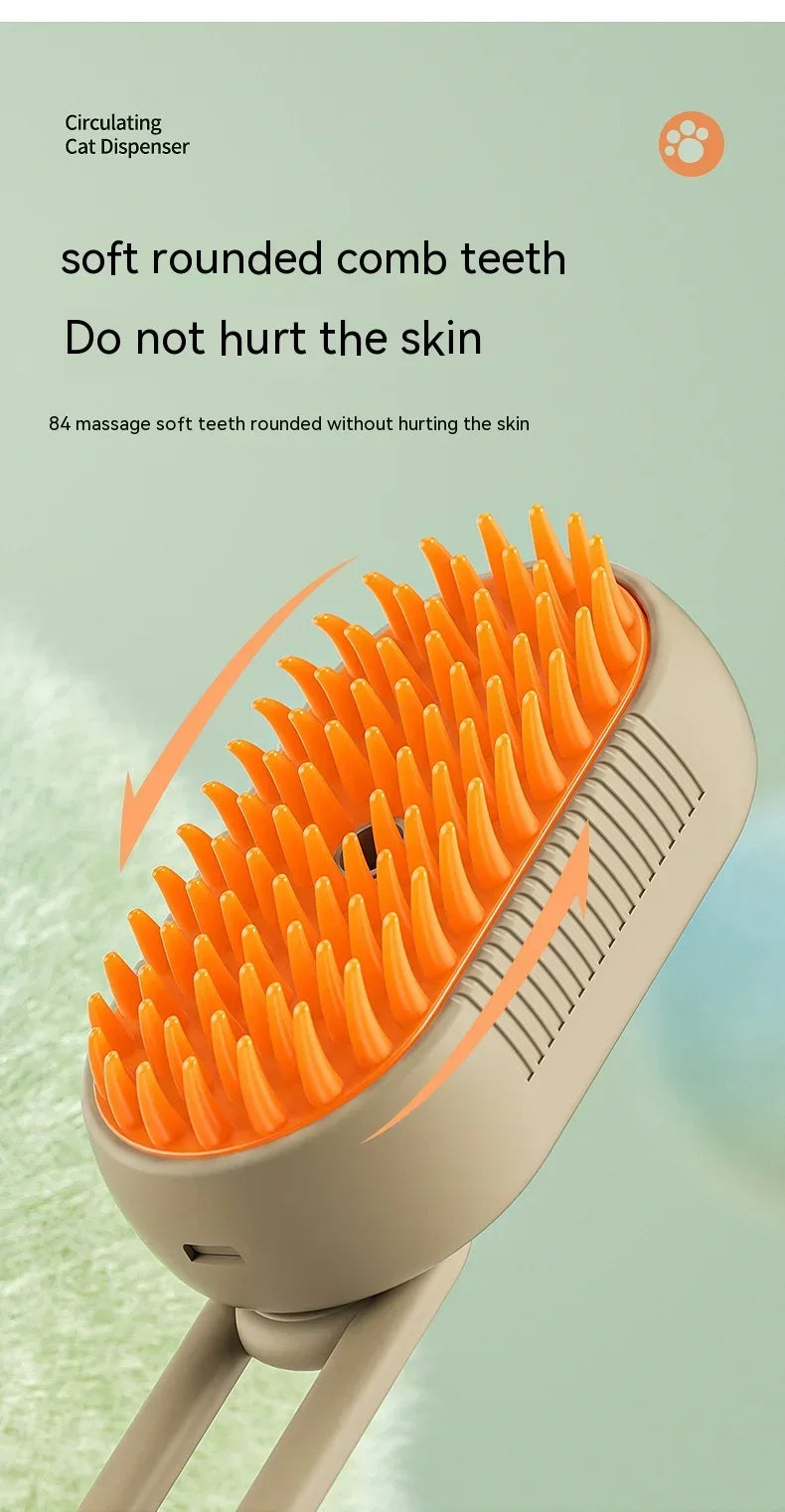 3-in-1 Steam Grooming Brush for Dogs and Cats – Maison Camille Pets
