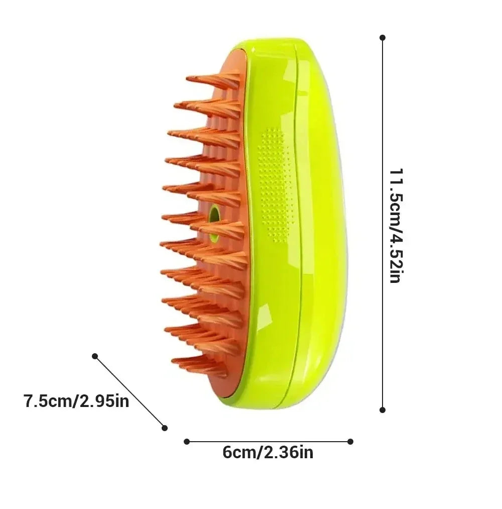 3-in-1 Steam Grooming Brush for Dogs and Cats – Maison Camille Pets