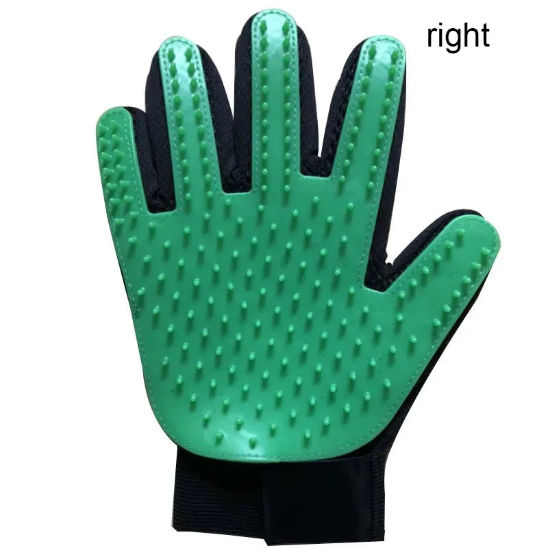 Silicone Grooming Glove for Dogs and Cats – Deshedding Massage Brush