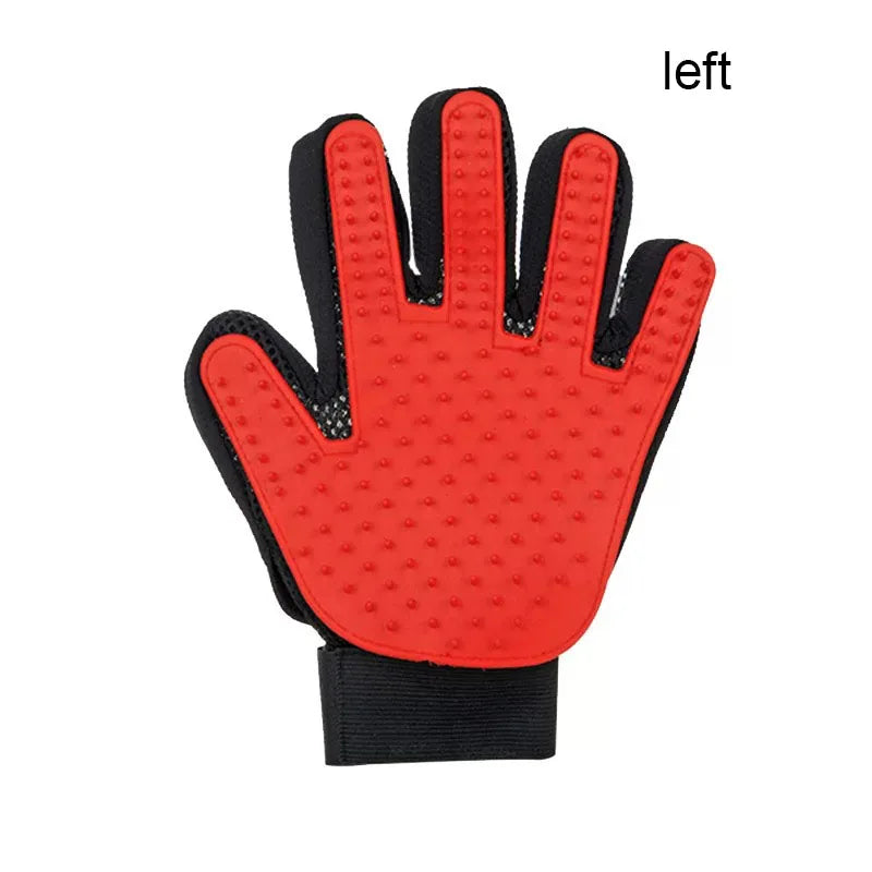 Silicone Grooming Glove for Dogs and Cats – Deshedding Massage Brush