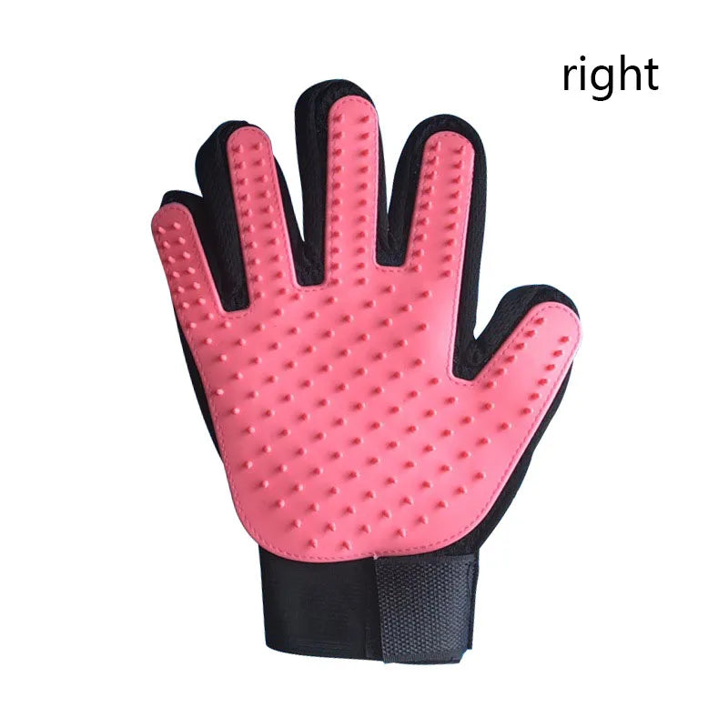 Silicone Grooming Glove for Dogs and Cats – Deshedding Massage Brush