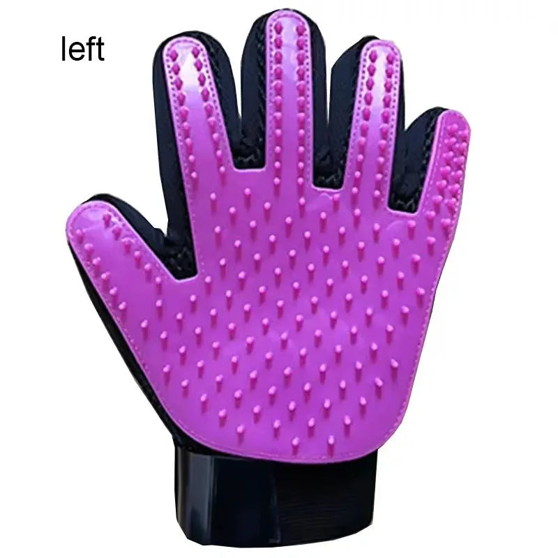 Silicone Grooming Glove for Dogs and Cats – Deshedding Massage Brush